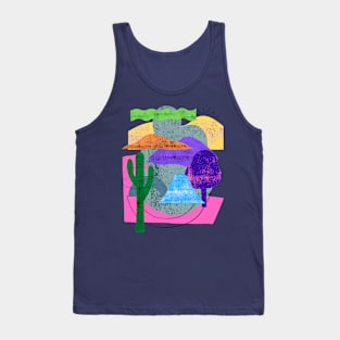 Colorful desert Tank Top